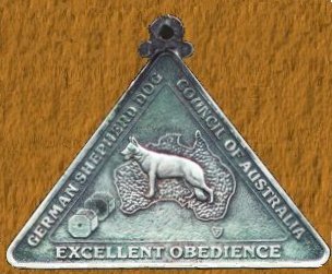 Excellent Obedience Medal